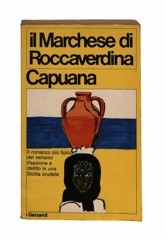 EBOND Il Marchese Di Roccaverdina Luigi Capuana Garzanti 1970 Libro LI044686