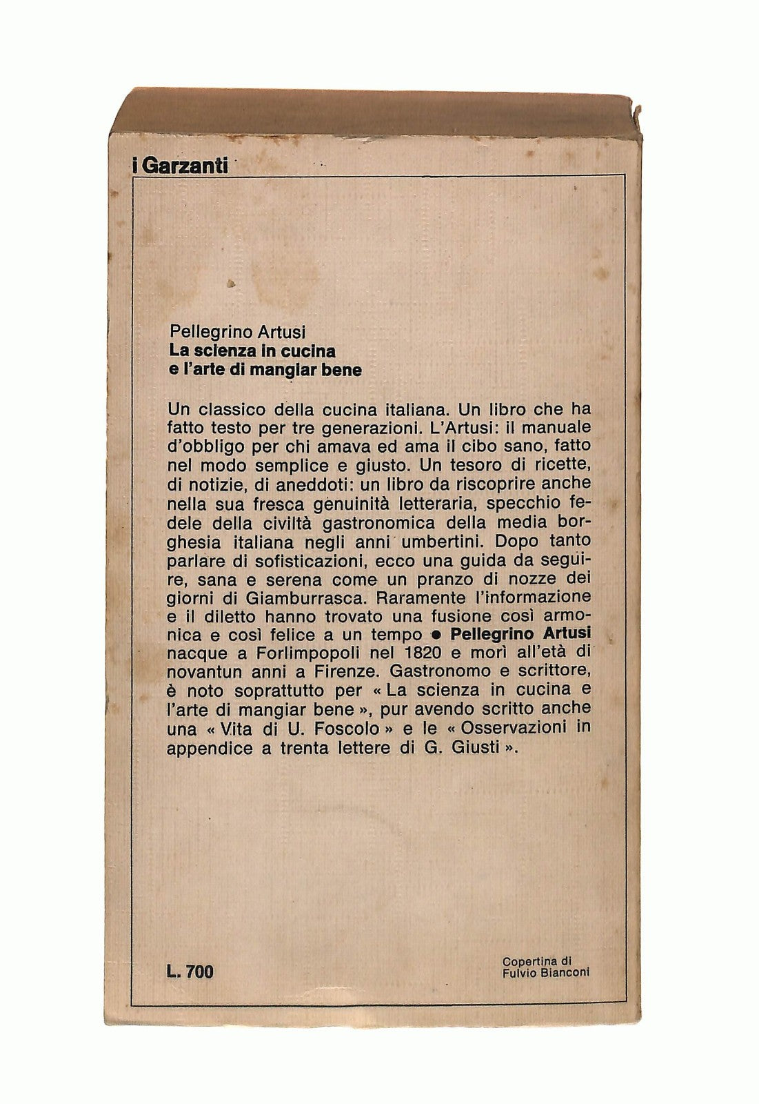 EBOND La Scienza In Cucina e l Arte Di Mangiar Bene Garzanti 1971 Libro LI044688