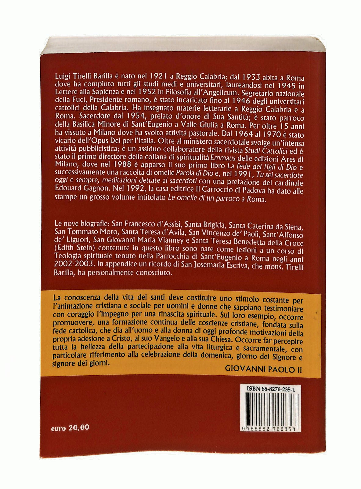 EBOND Storie Di Santita Barilla Progetto 2000 Con Dedica Autore Libro LI044706