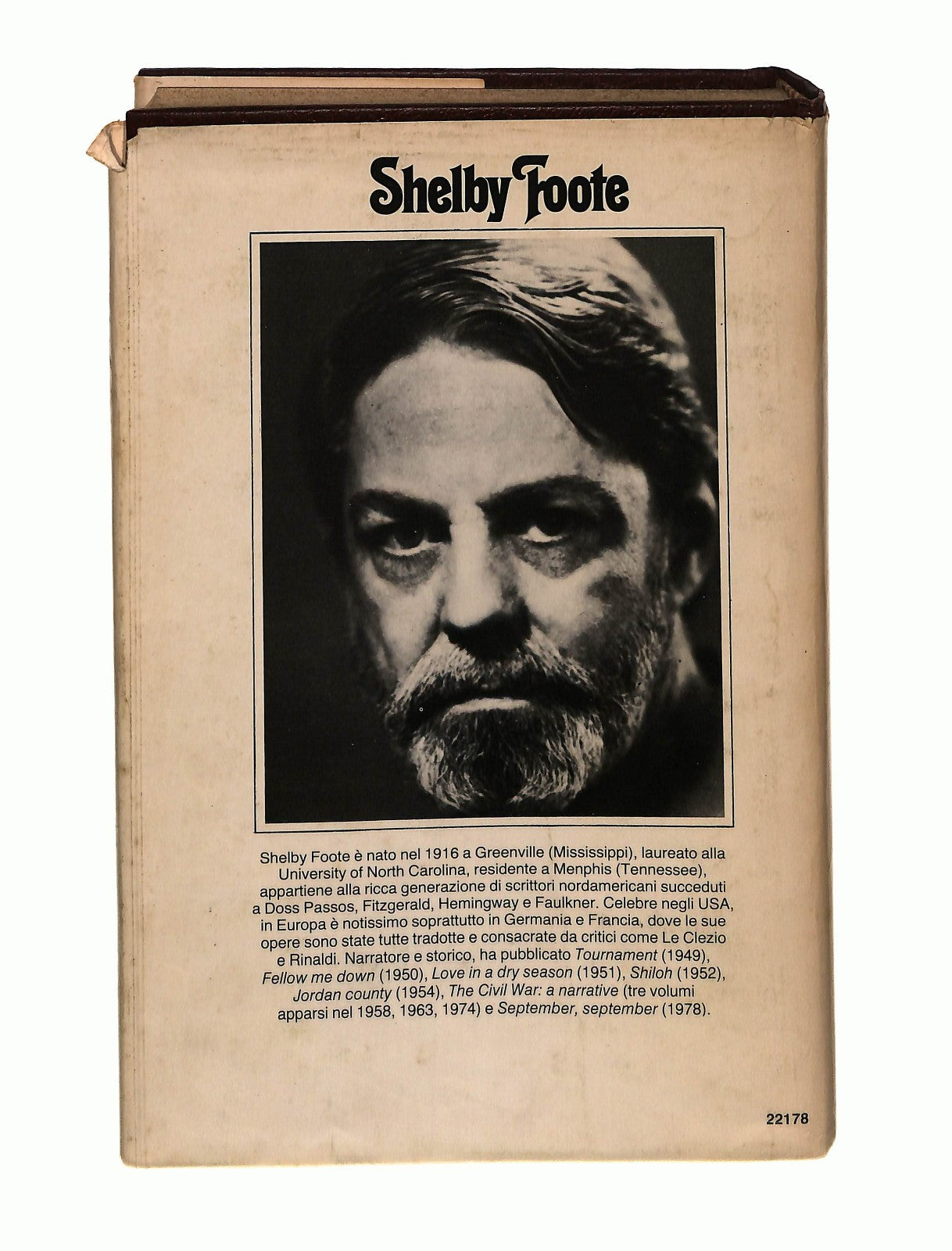 EBOND Amore Nella Stagione Calda Shelby Foote Edizione Club 1981 Libro LI044740