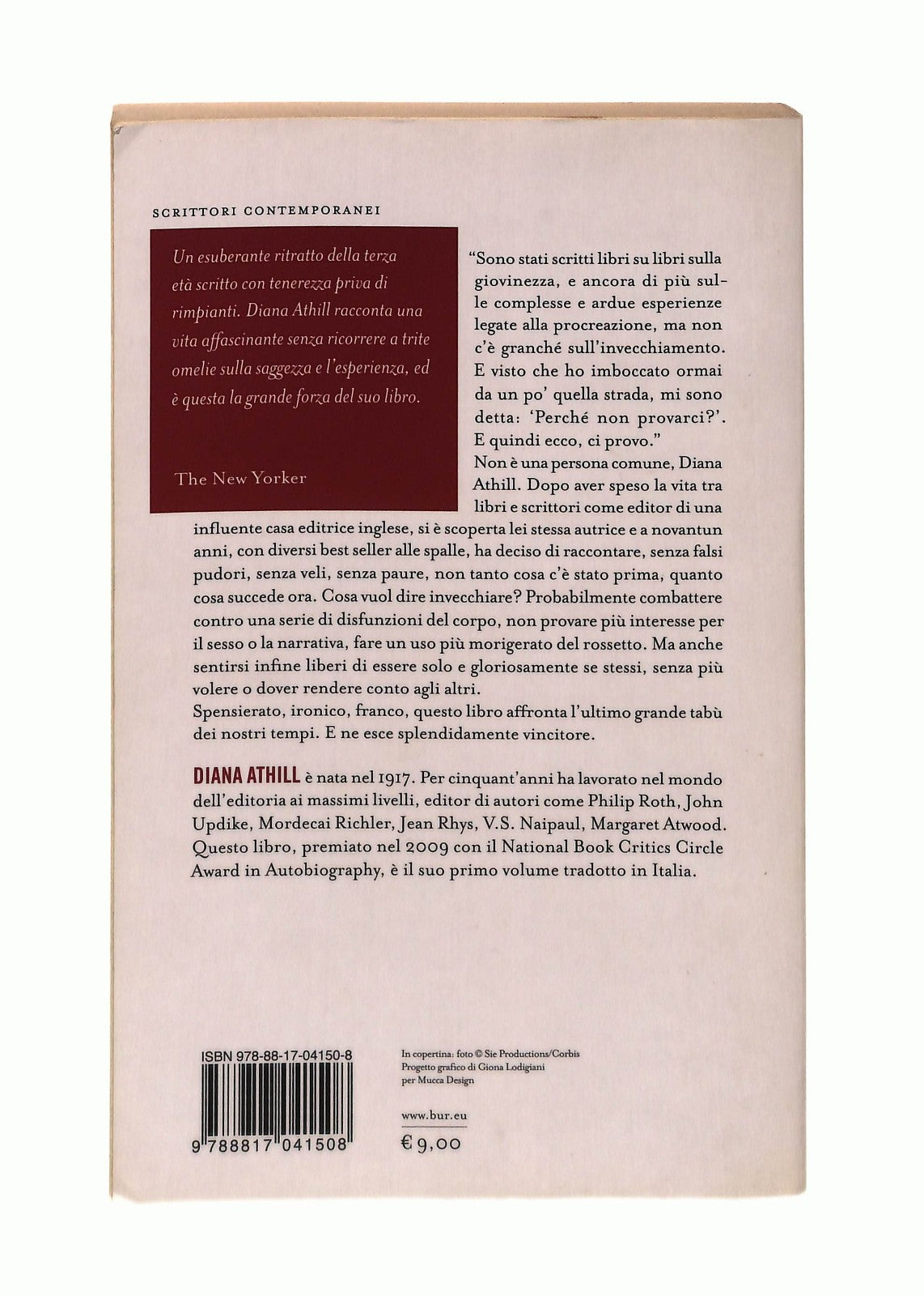 EBOND Da Qualche Parte Verso La Fine Diana Athill Bur Rizzoli Libro LI044754
