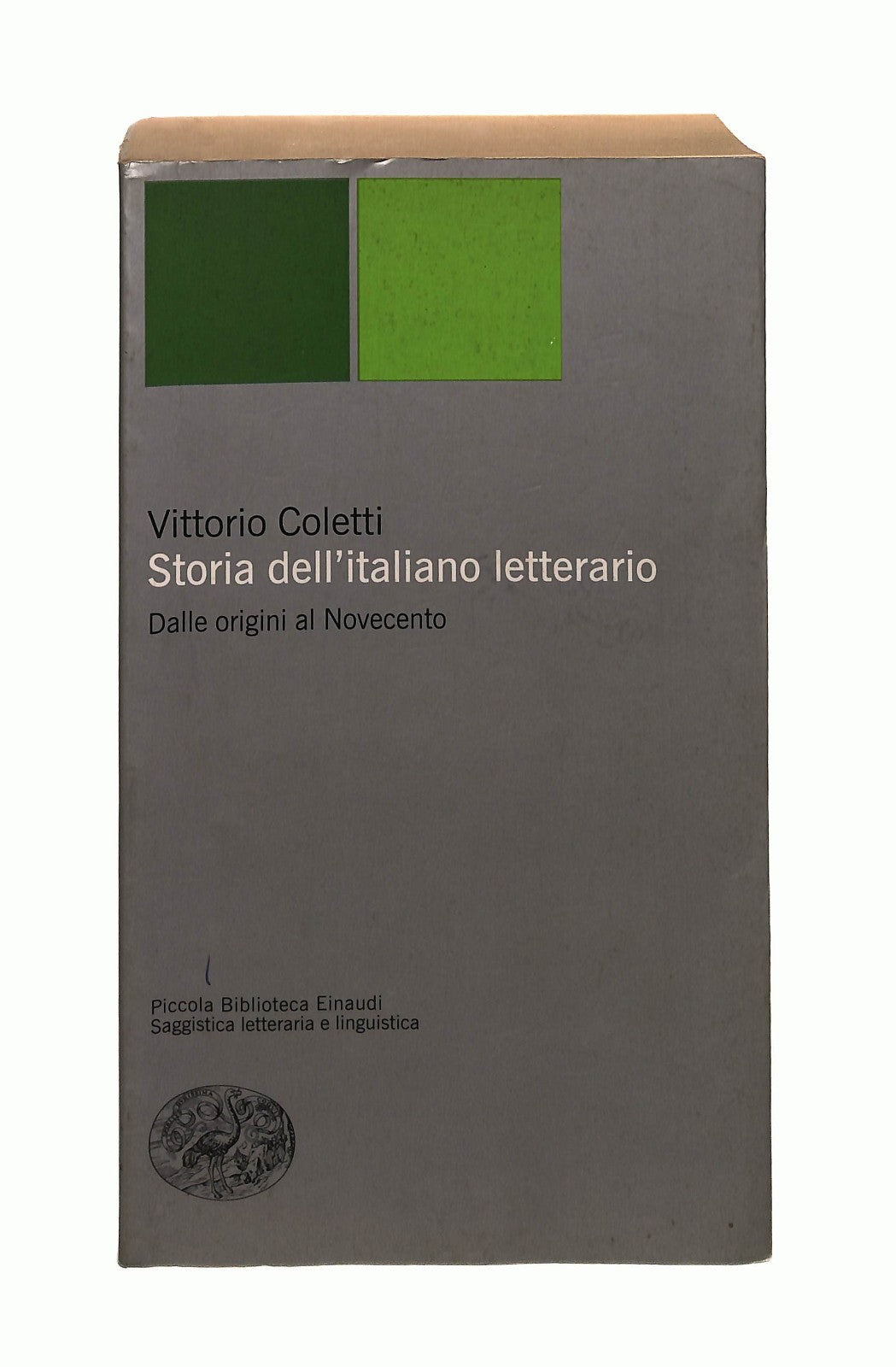 EBOND Storia Dell Italiano Letterario Vittorio Coletti Einaudi Libro LI044764
