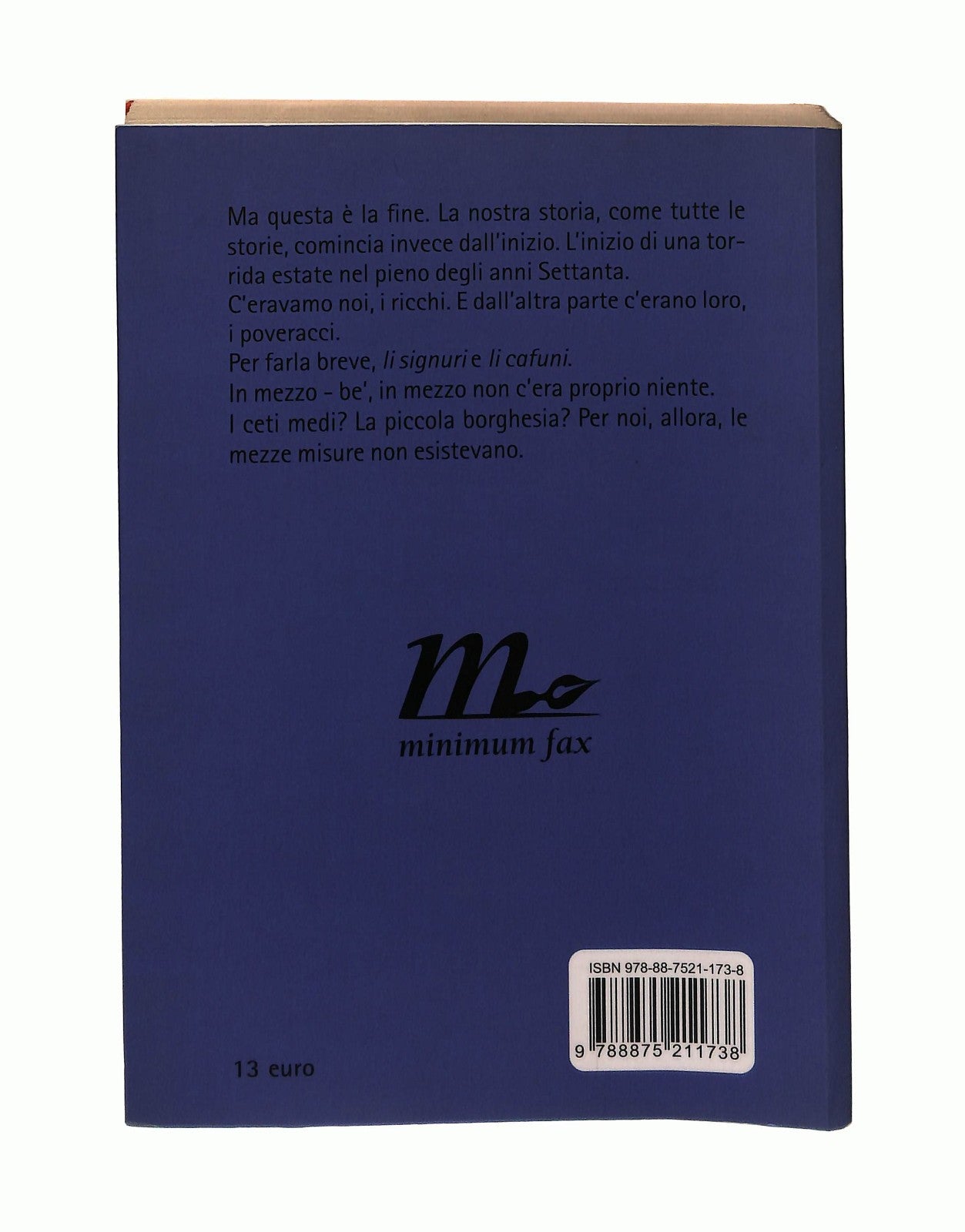EBOND La Guerra Dei Cafoni Carlo D Amicis Minimum Fax Libro LI044783