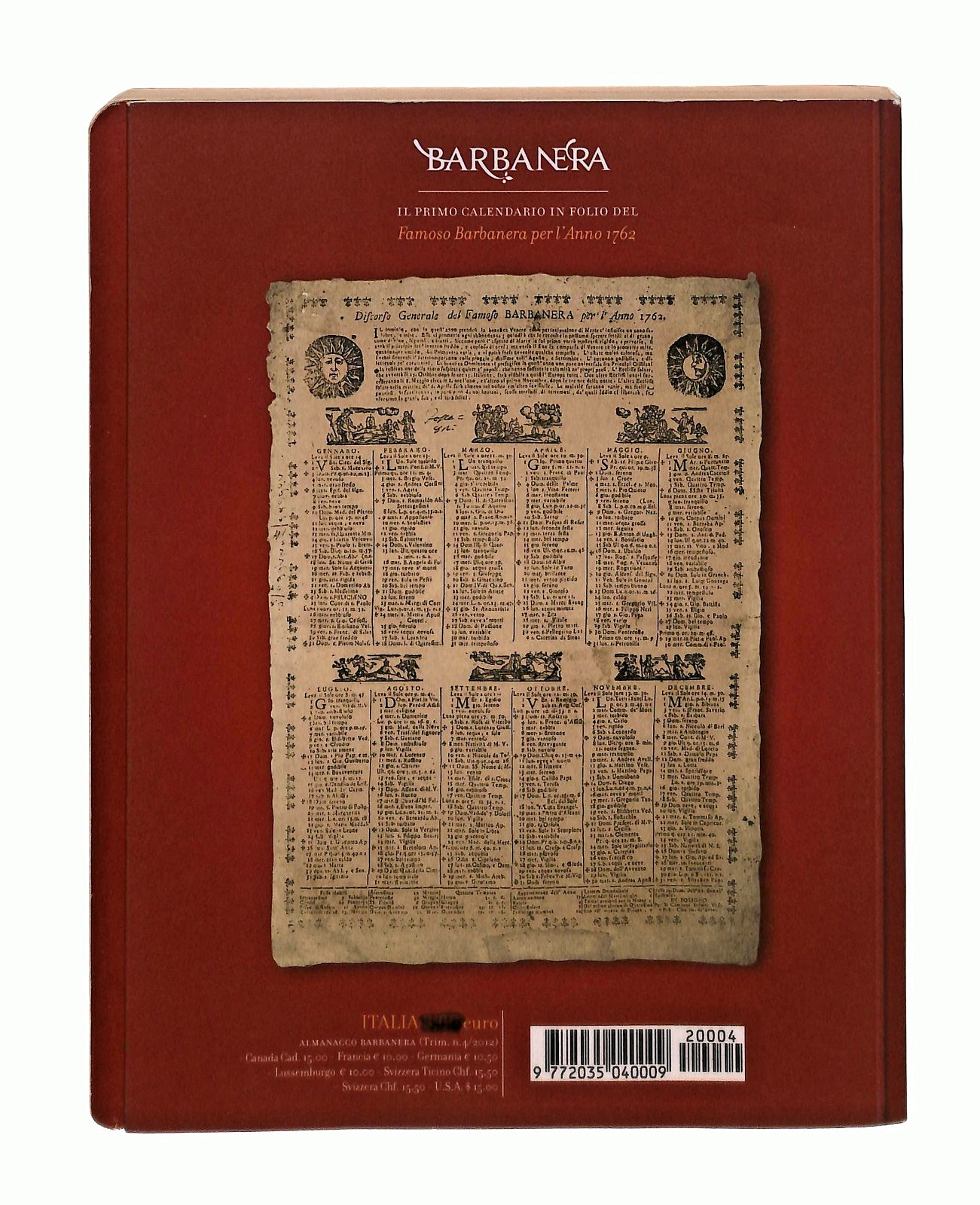 EBOND Almanacco Barbanera 2013 Editoriale Campi Libro LI044787