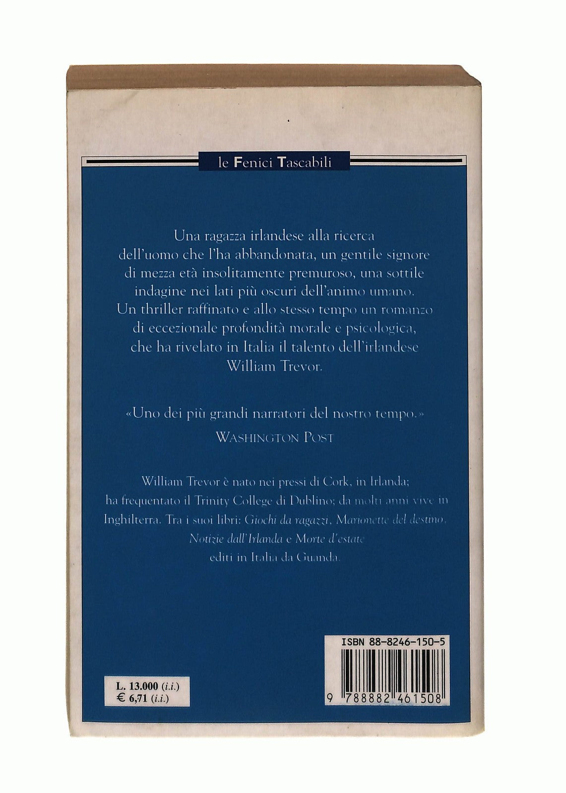 EBOND Il Viaggio Di Felicia William Trevor Guanda Libro LI044812