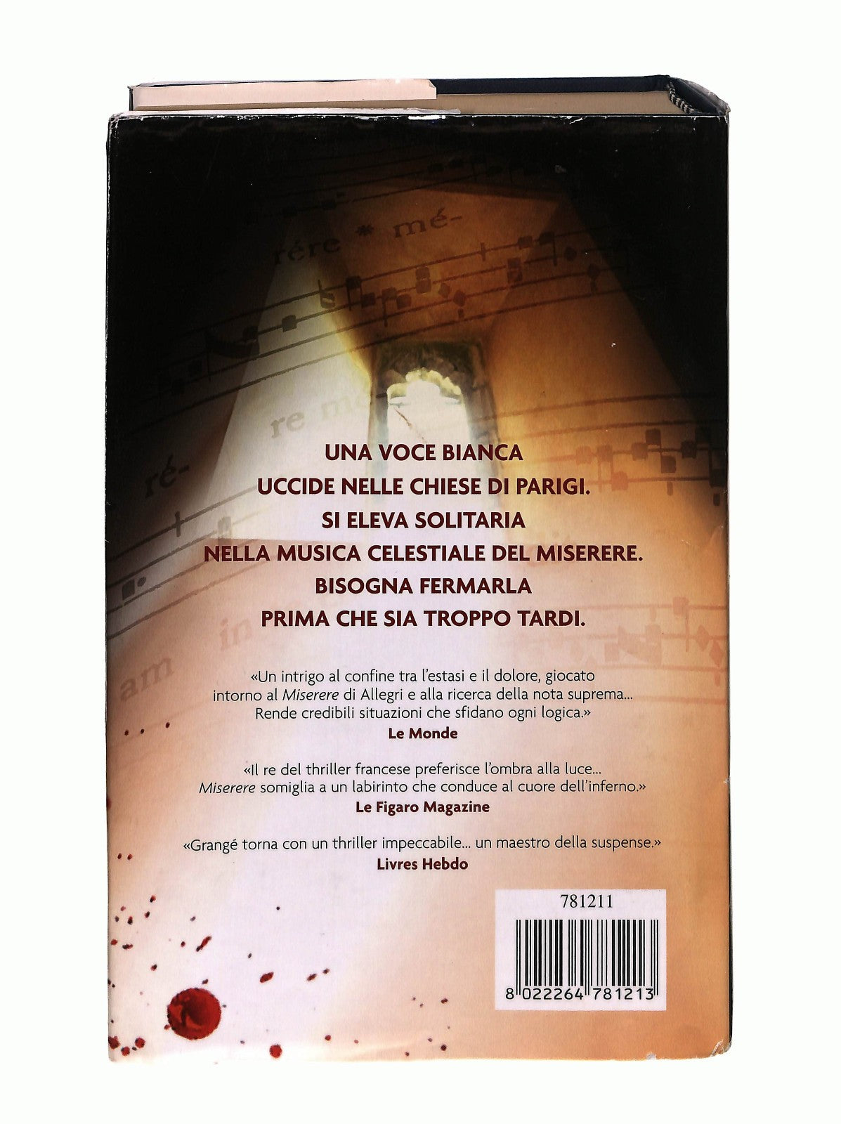 EBOND Miserere Jean Christophe Grange Mondolibri Libro LI044858