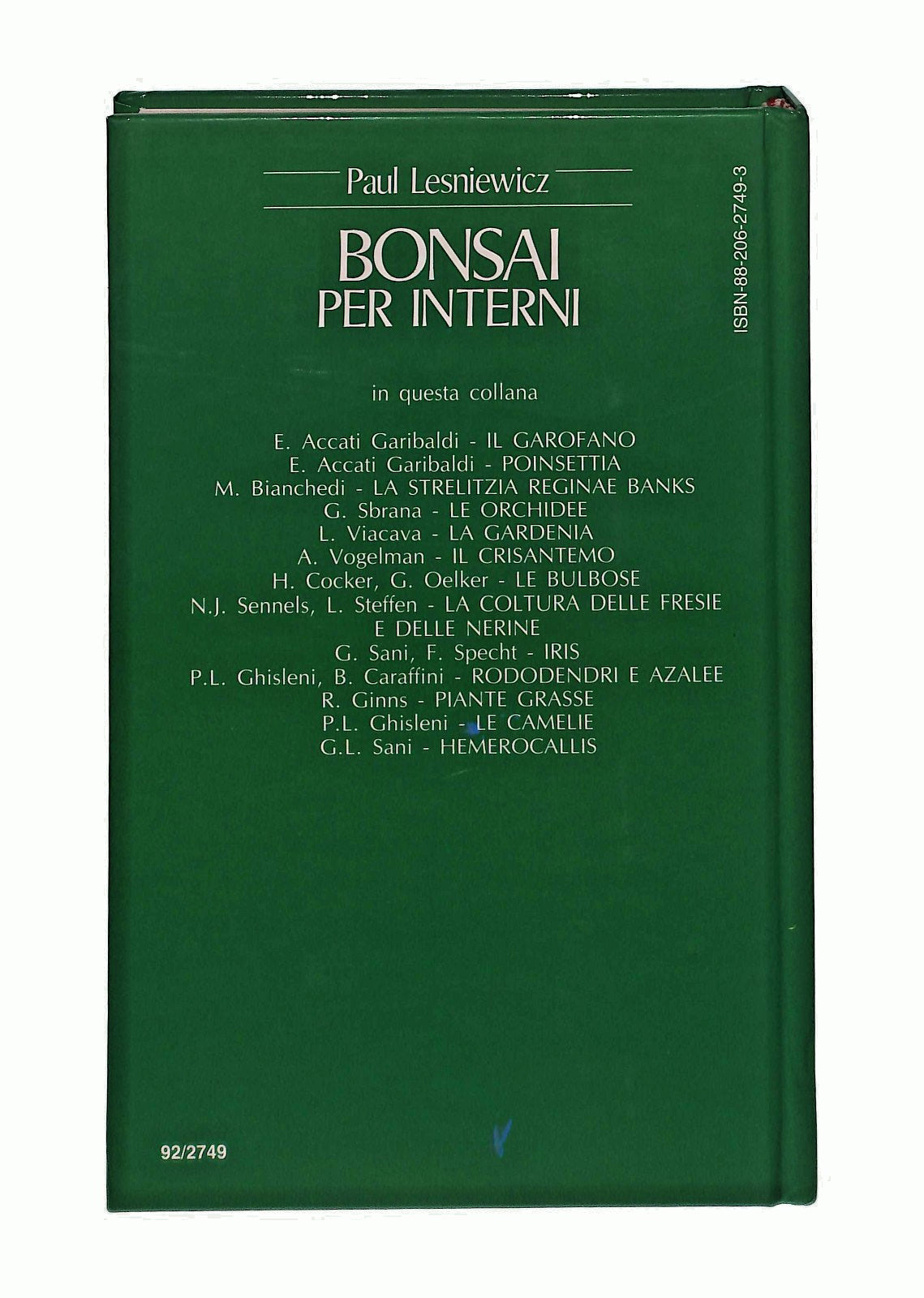 EBOND Bonsai Per Interni Paul Lesniewicz Edagricole 1988 Libro LI044885