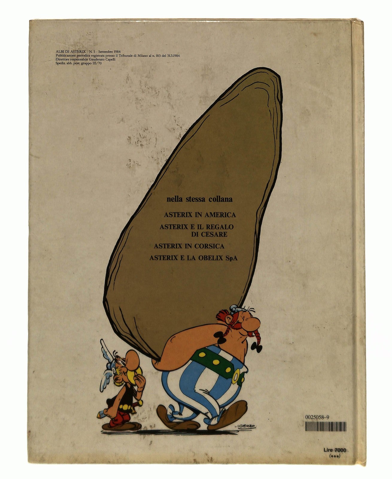 EBOND Asterix e Il Paiolo Goscinny Uderzo Mondadori 1984 Libro LI044926
