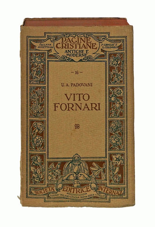 EBOND Vito Fornari U A Padovani Sei 1931 Libro LI044931