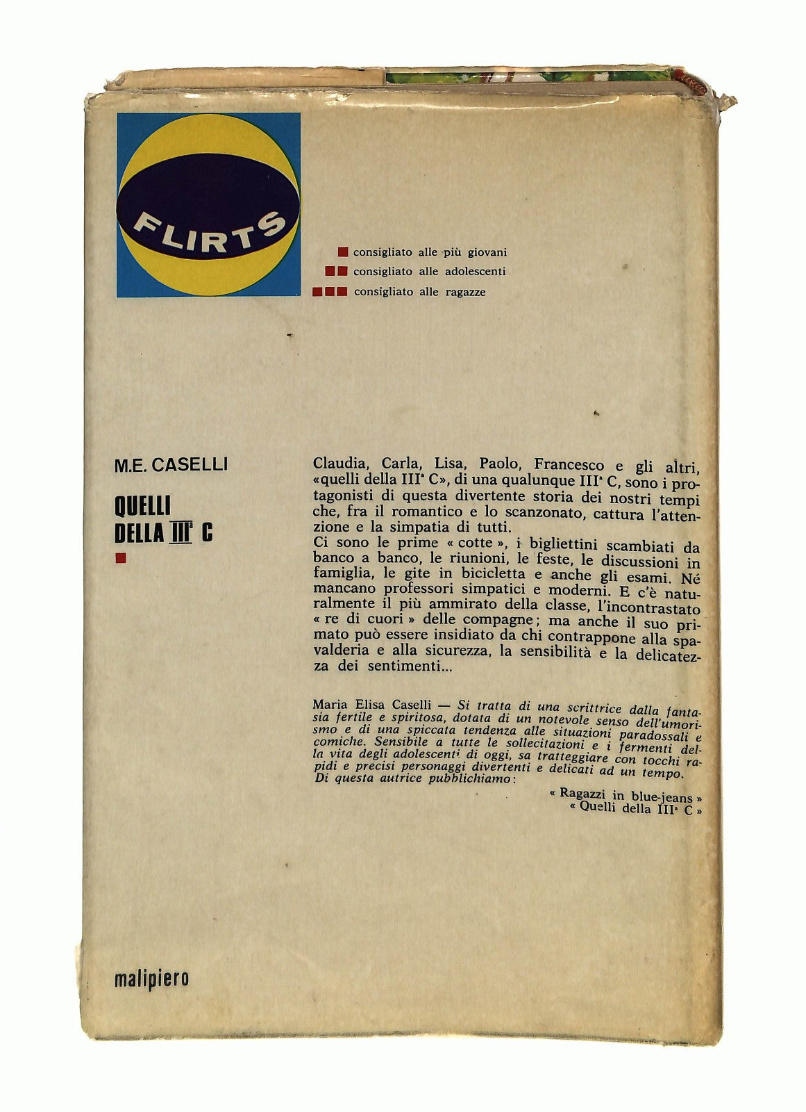 EBOND Quelli Della Terza C M E Caselli Malipietro 1973 Libro LI044951
