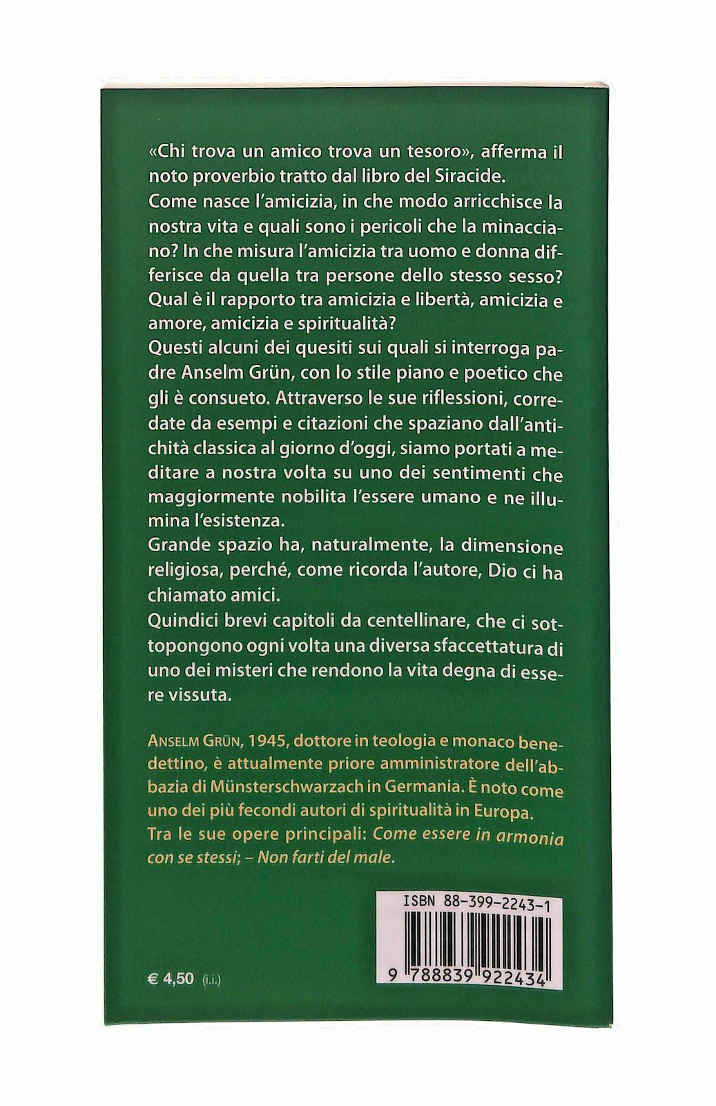EBOND L Amicizia Anselm Grun Queriniana Libro LI044985