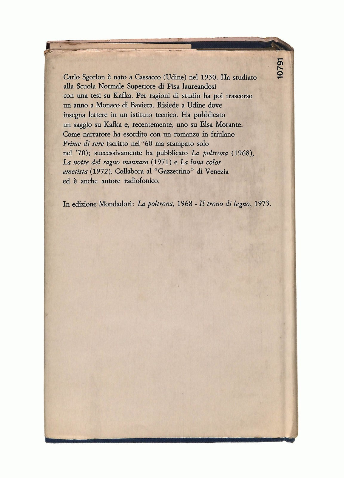 EBOND Il Trono Di Legno Carlo Sgorlon Mondadori 1973 Libro LI045001