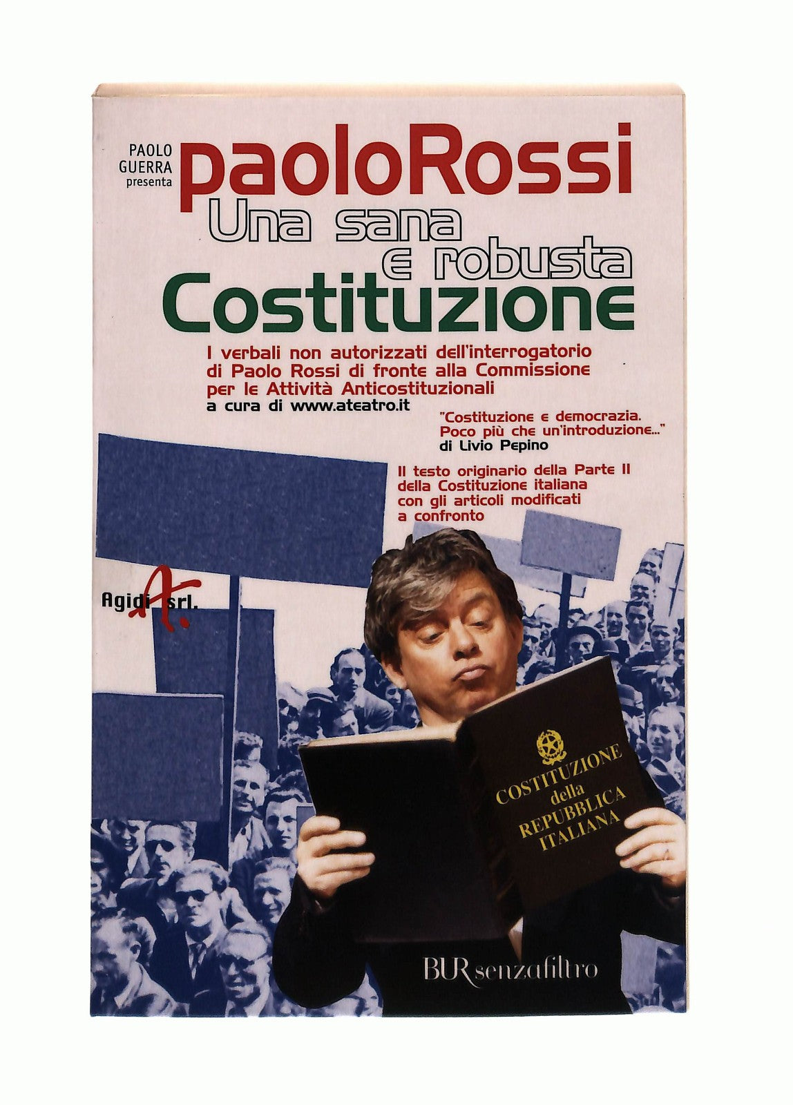 EBOND Il Sig Rossi e La Costituzione Paolo Rossi Rizzoli Con DVD Libro LI045054