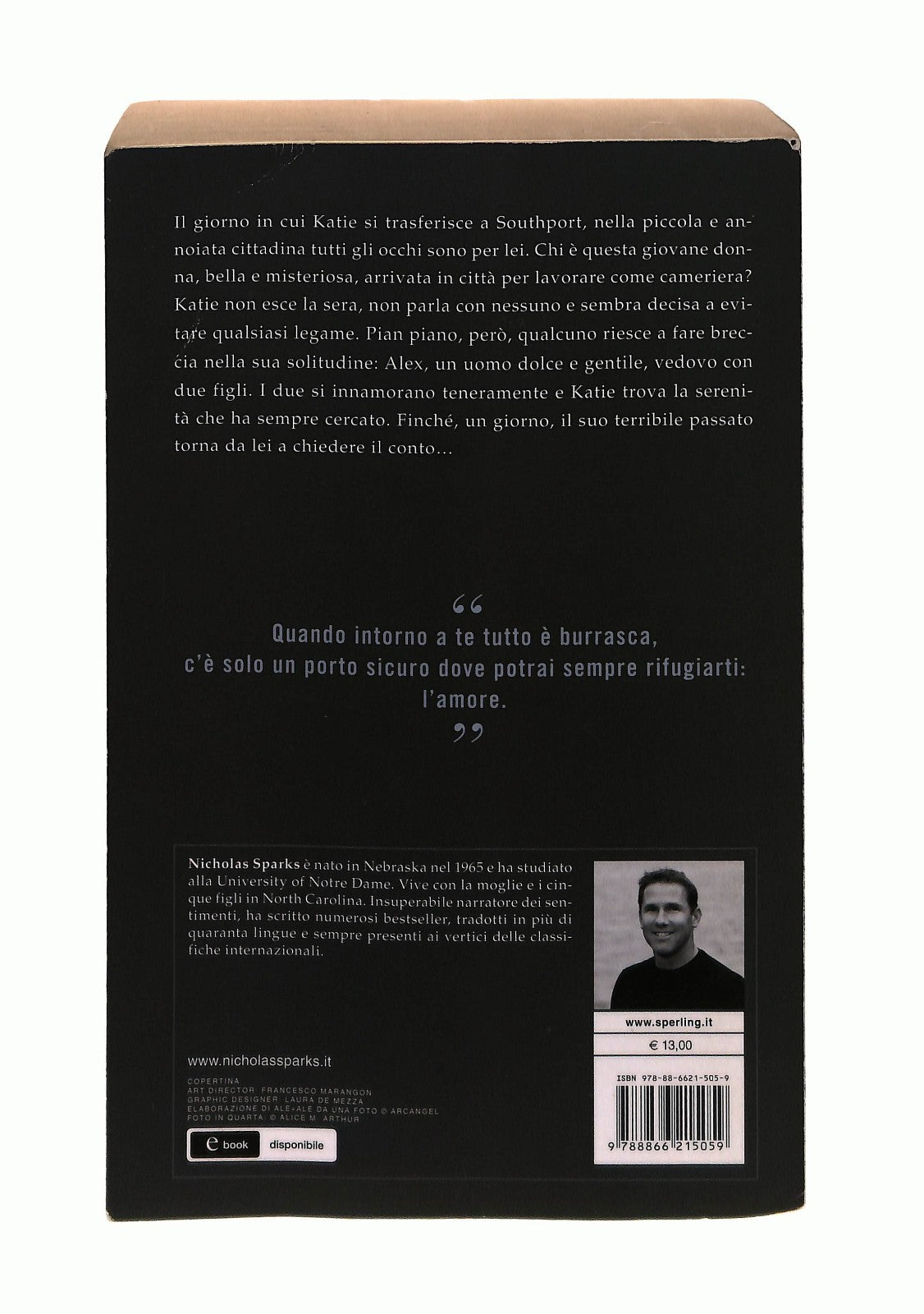 EBOND Vicino a Te Non Ho Paura Nicholas Sparks Frassinelli Libro LI045057