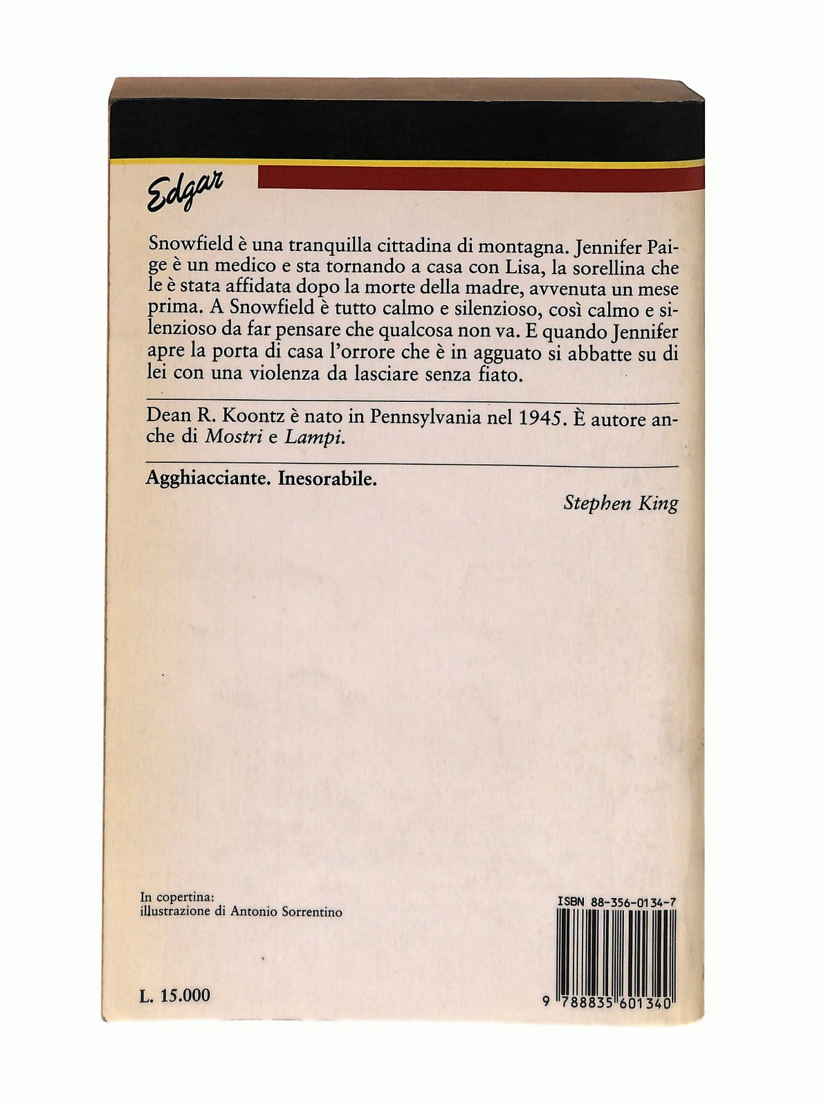EBOND Phantoms Dean R Koontz Interno Giallo Libro LI045064
