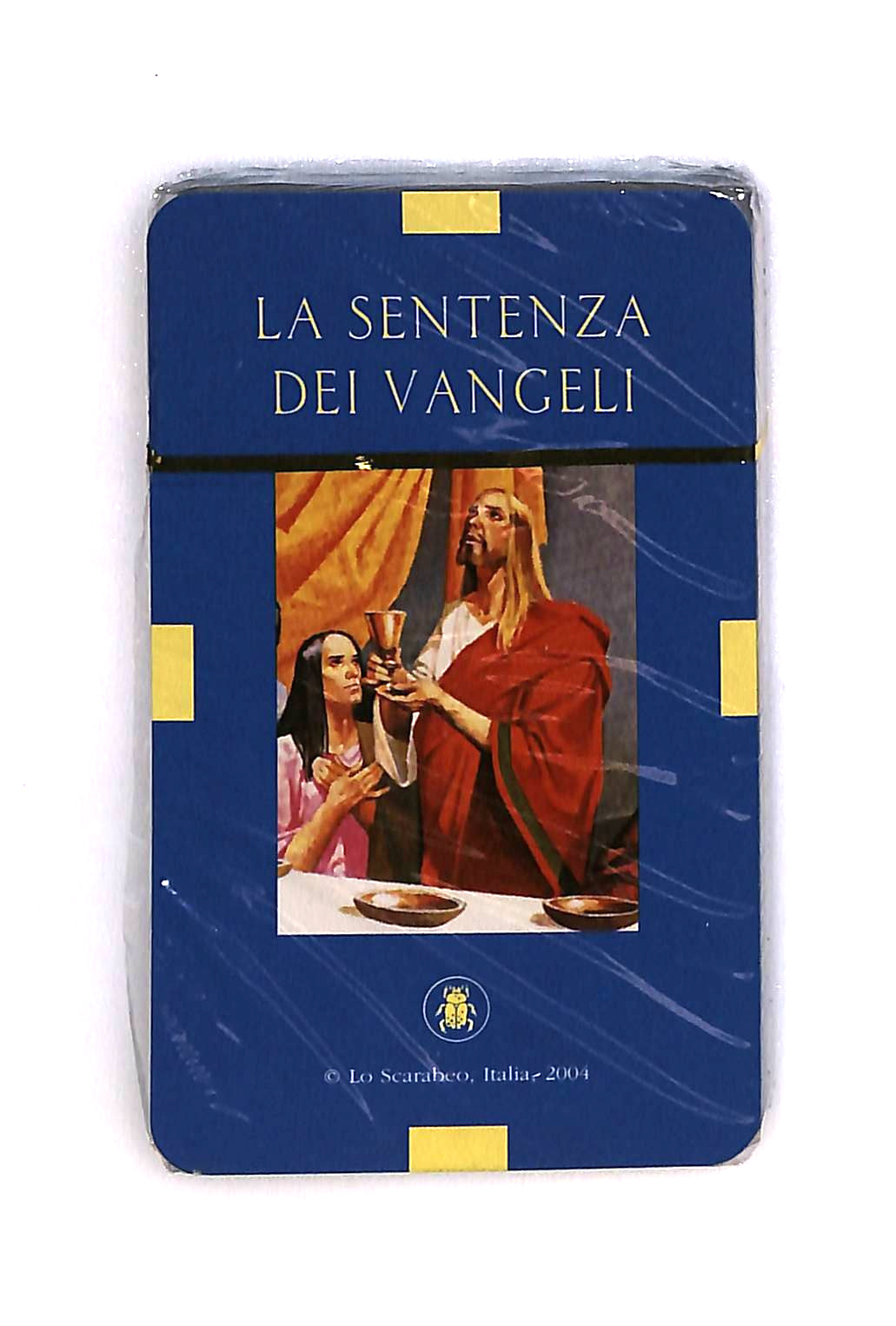 EBOND La Sentenza Dei Vangeli Lo Scarabeo 2004 Tarocco Libro LI045113