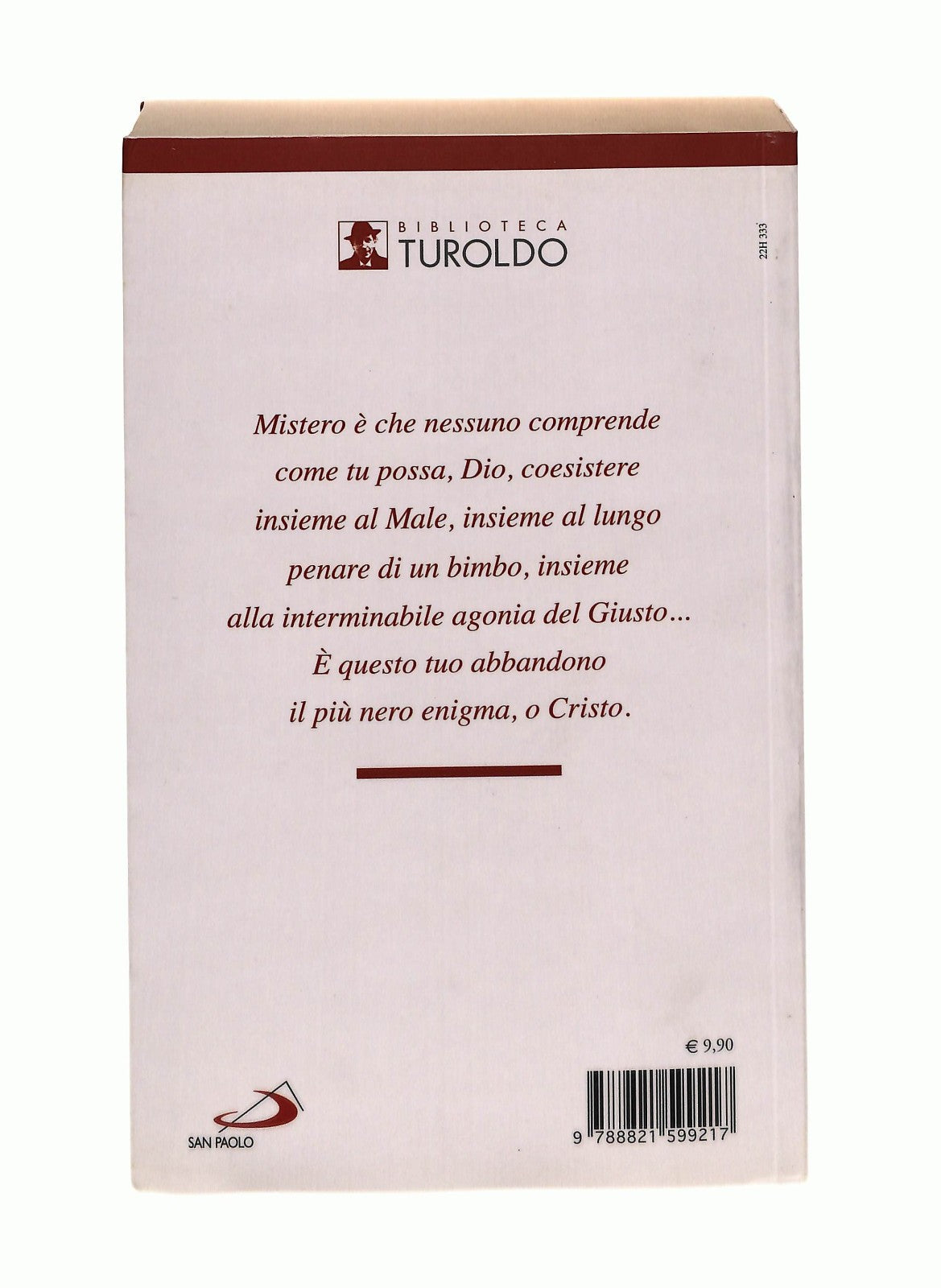 EBOND Amare e Pagine Ritrovate David Maria Turoldo San Paolo Libro LI045203
