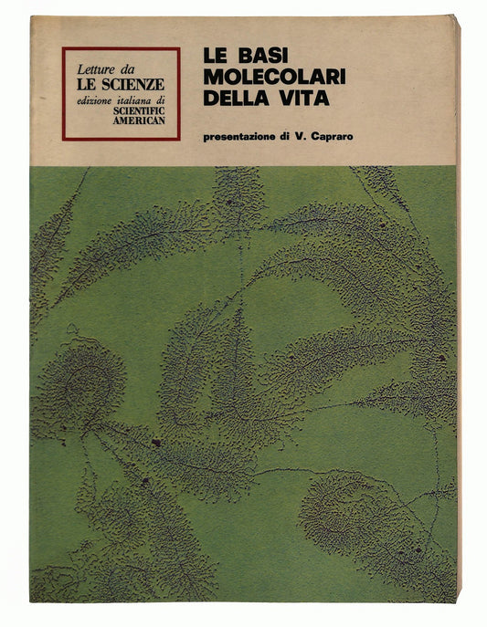 EBOND Le Basi Molecolari Della Vita Aa Vv Le Scienze 1975 Libro LI045251
