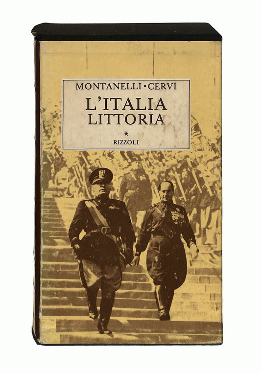 EBOND L Italia Littoria Montanelli Cervi Rizzoli 1979 Libro LI045284