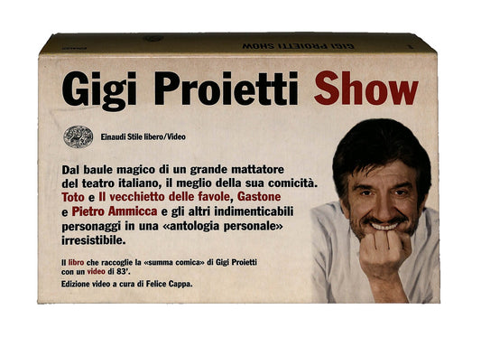 EBOND Gigi Proietti ShowCon Videocassetta Proietti Einaudi Libro LI045308