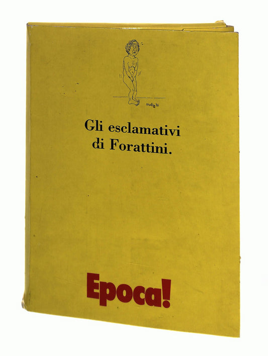 EBOND Gli Esclamativi Di Forattini Epoca Con 16 Cartoline 1990 Libro LI045309