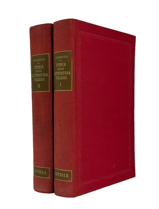 EBOND Storia Della Letteratura Italiana De Sanctis 1949 2 Volumi Libro LI045356
