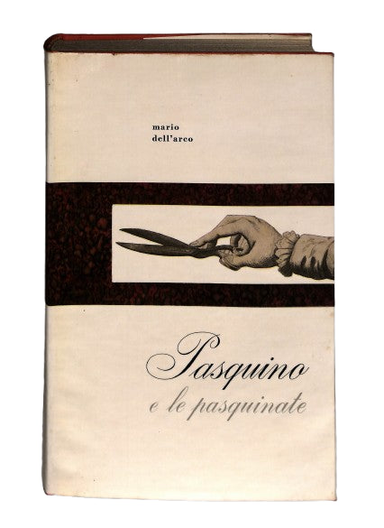 EBOND Pasquino e Le Pasquinate Mario Dell Arco Martello 1957 Libro LI045358