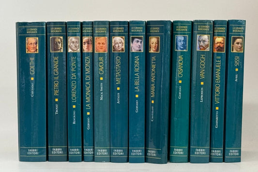 EBOND Lotto 12 Libri Le Grandi Biografie Fabbri Editori Libro LI045427