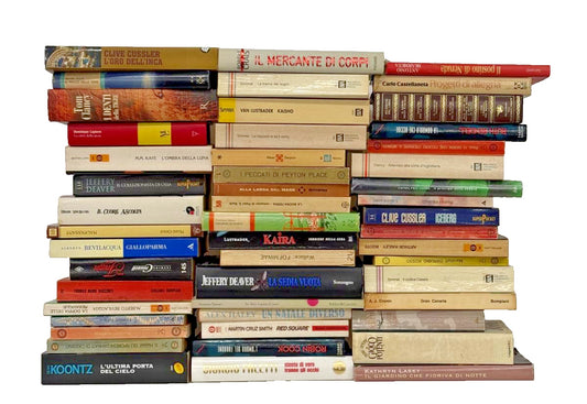 EBOND Lotto 50 Libri Selezione Deaver Cussler Koontz Lustbader Libro LI045435