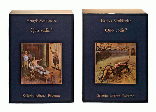 EBOND Quo Vadis H Sienkiewicz Sellerio 1982 2 Volumi Libro LI045487