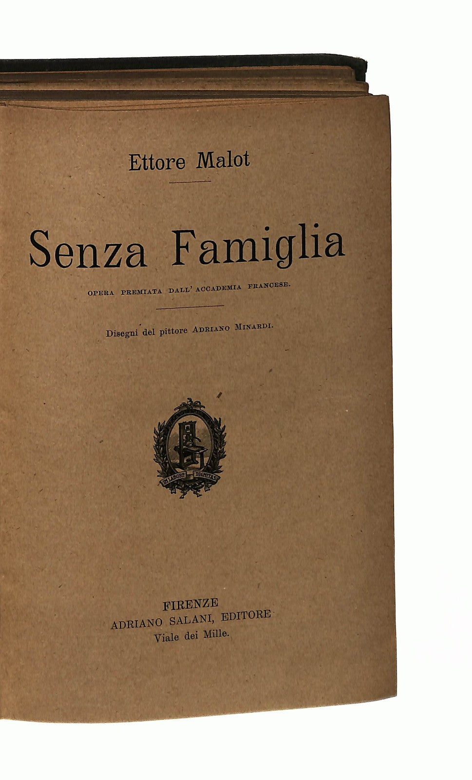 EBOND Senza Famiglia Ettore Malot Salani 1919 Libro LI045511
