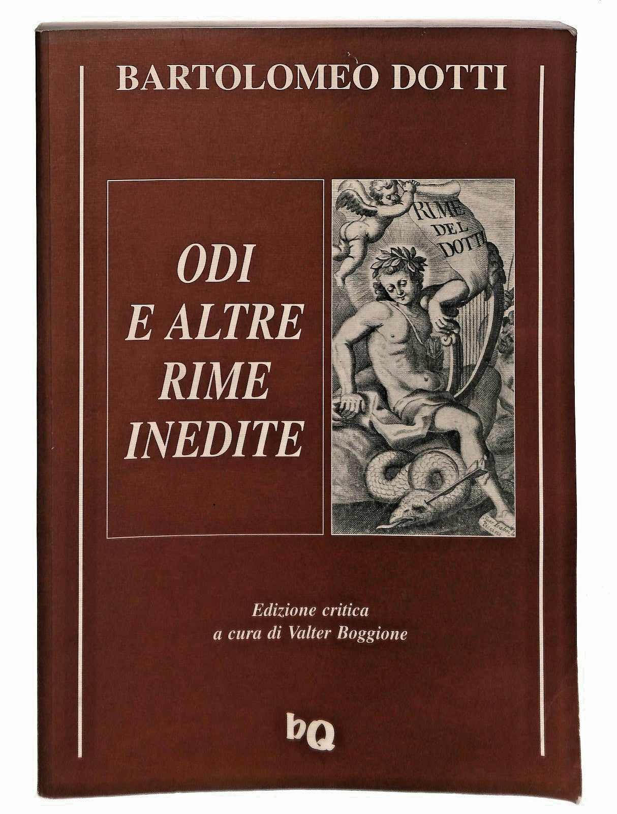 EBOND Odi e Altre Rime Inedite B Dotti Cura Boggione Queriniana Libro LI045530