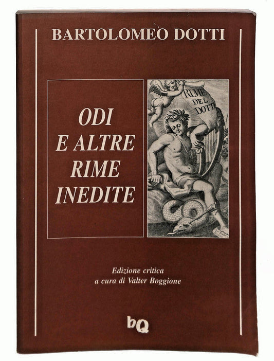 EBOND Odi e Altre Rime Inedite B Dotti Cura Boggione Queriniana Libro LI045530