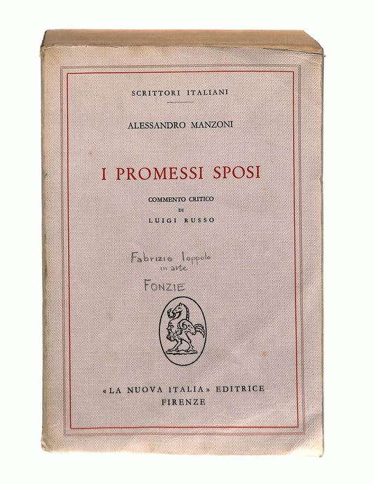 EBOND I Promessi Sposi Alessandro Manzoni La Nuova Italia 1976 Libro LI045532