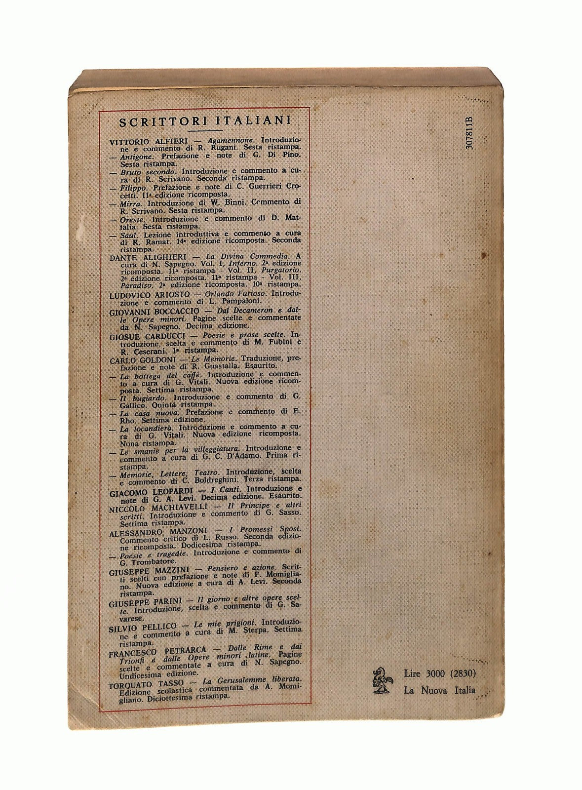 EBOND La Divina Commedia Purgatorio D Alighieri La Nuova Italia Libro LI045542