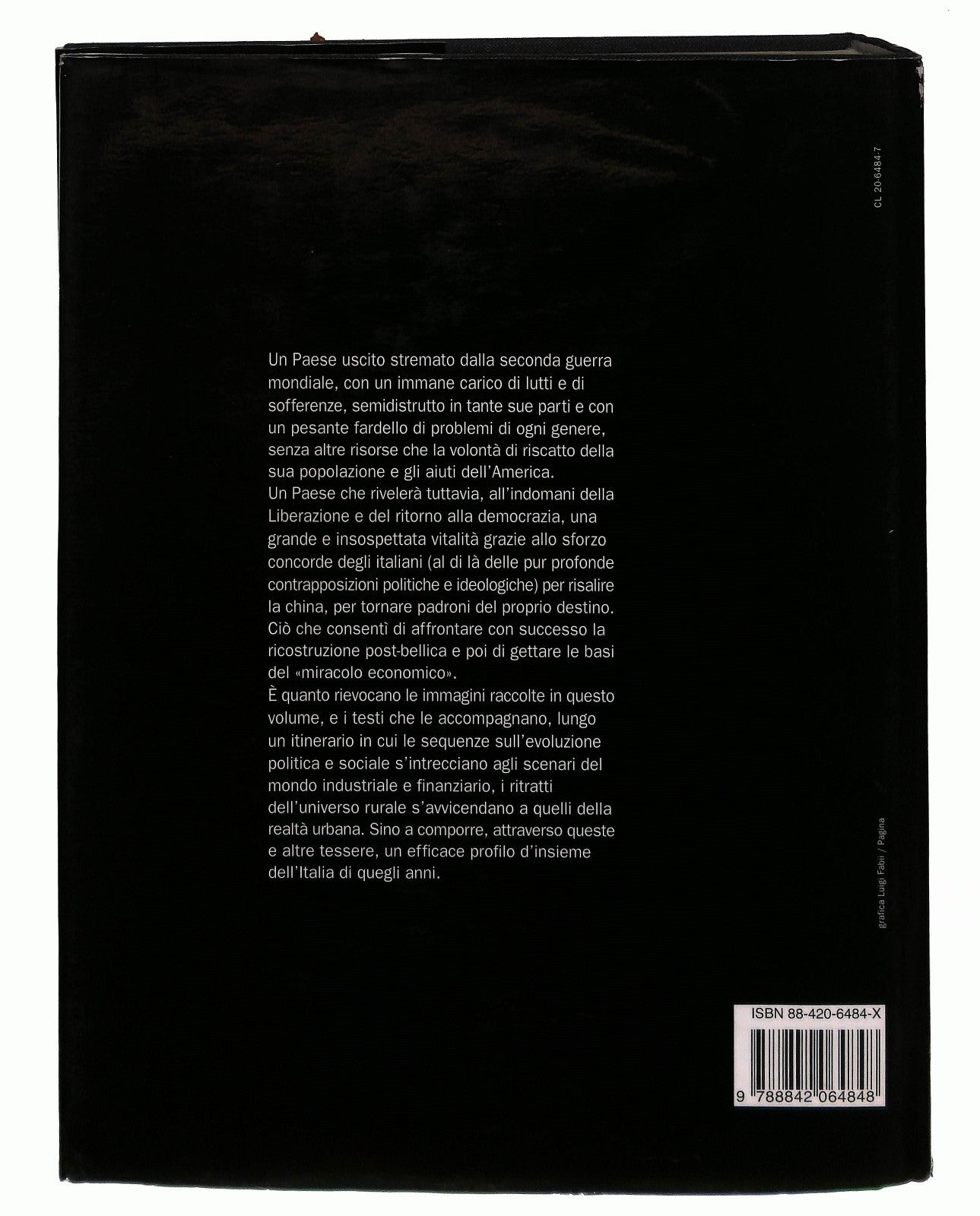 EBOND Album Italiano Dalla Ricostruzione Al Miracolo Economico Libro LI045551