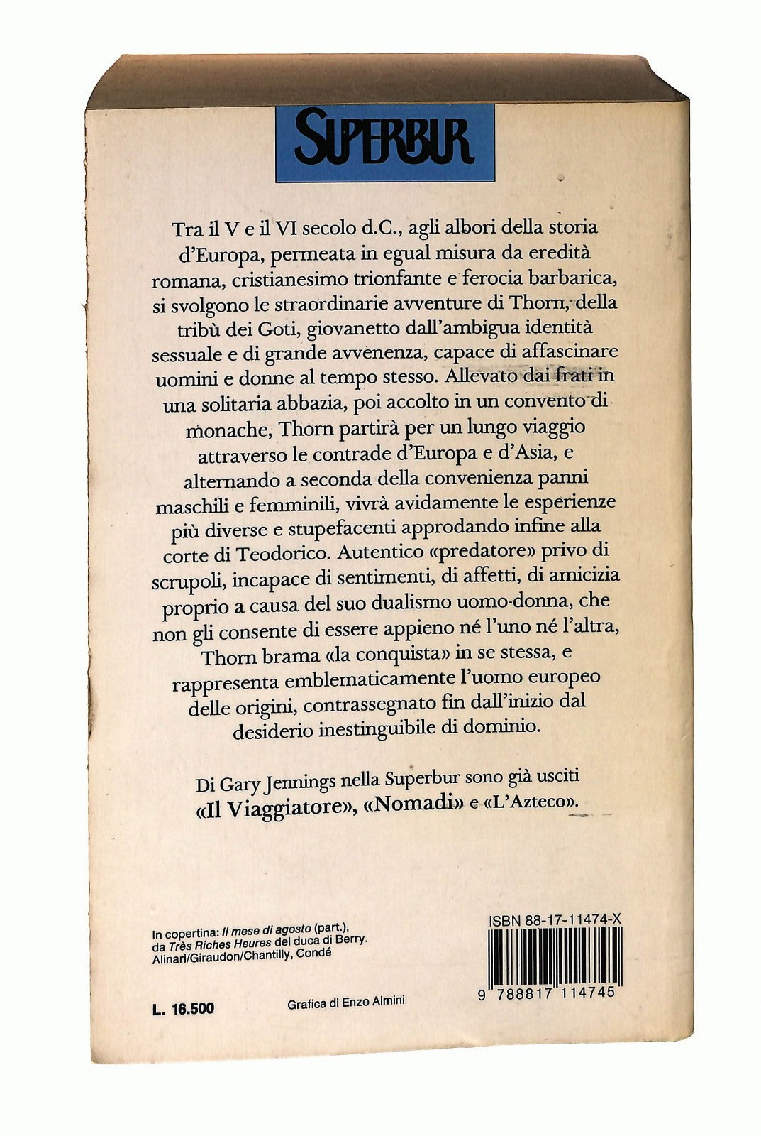 EBOND Predatore Gary Jennings Rizzoli Libro LI045585