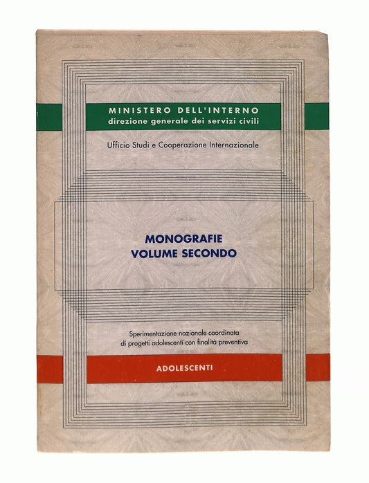 EBOND Monografie v Ii Il Protagonismo Degli Adolescenti Ministero Libro LI045654