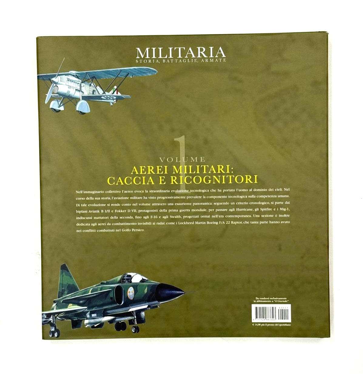 EBOND Militaria Arei Militari Caccia e Ricognitori Vol 1 Libro LI045655
