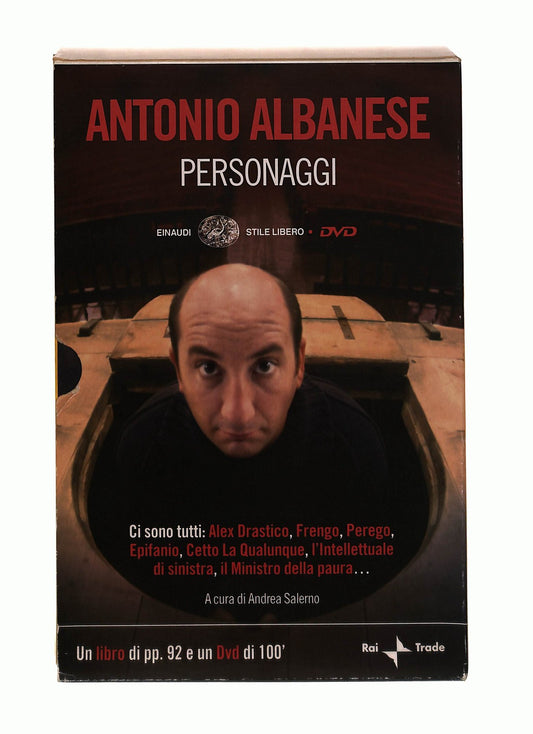 EBOND Personaggi Antonio Albanese EinaudiCon DVD Libro LI045665