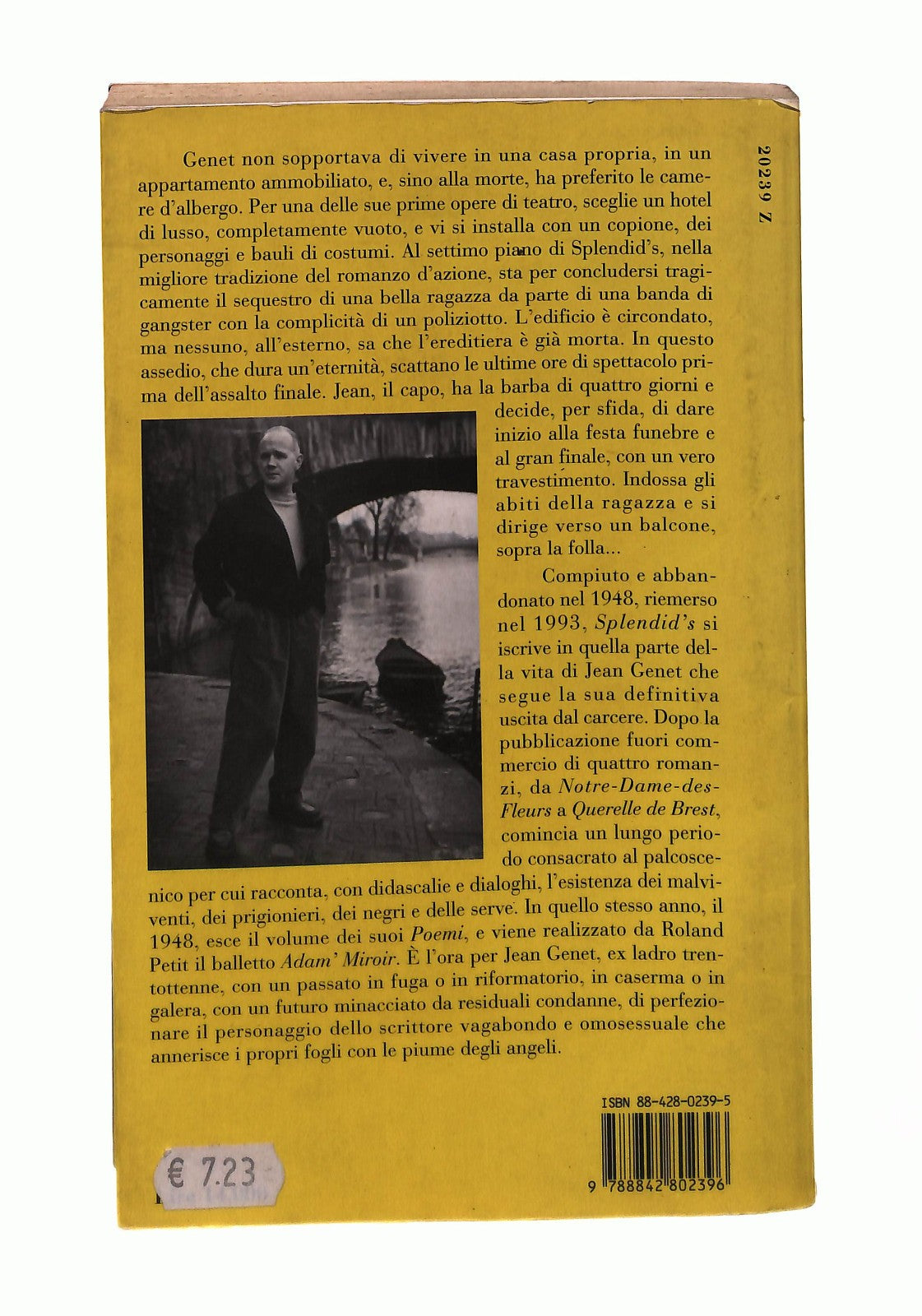 EBOND Splendid s J Genet ‎ Il Saggiatore Testo Francese a Fronte Libro LI045687