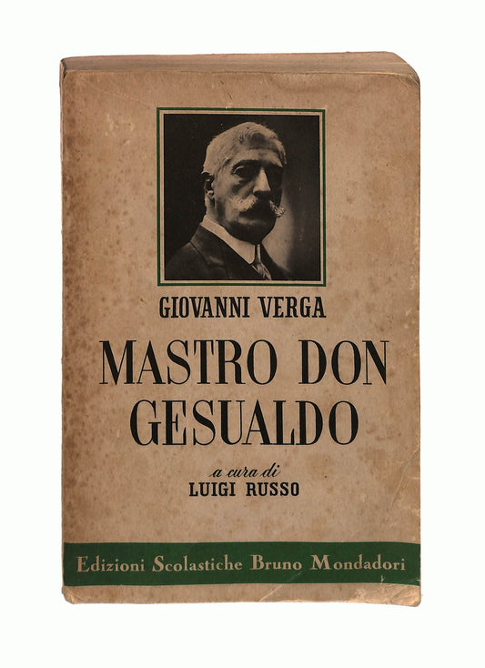 EBOND Mastro Don Gesualdo G Verga Scolastiche Mondadori 1982 Libro LI045688