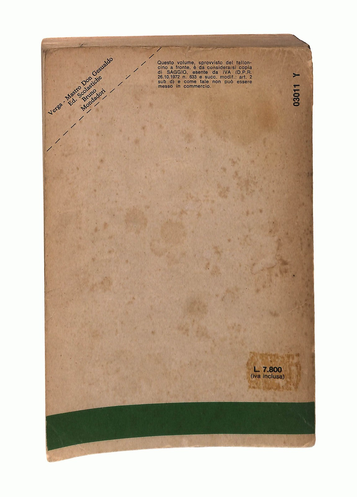 EBOND Mastro Don Gesualdo G Verga Scolastiche Mondadori 1982 Libro LI045688
