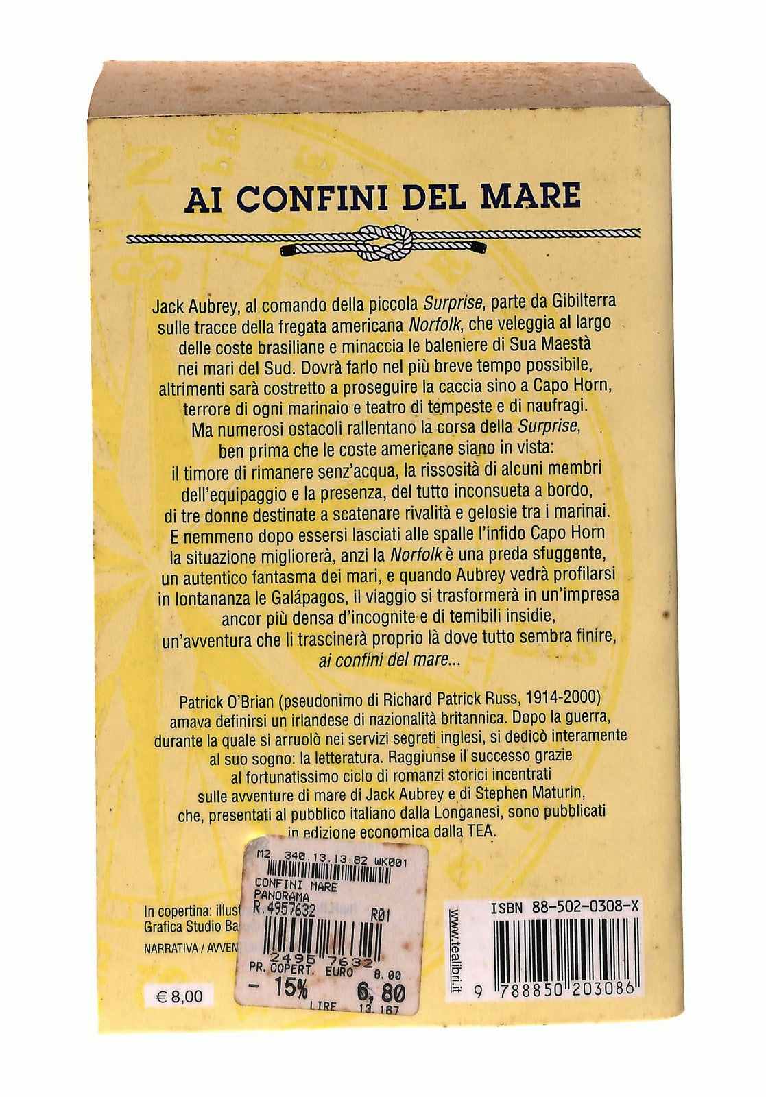 EBOND Ai Confini Del Mare Patrick O Brian Tea Libro LI045788