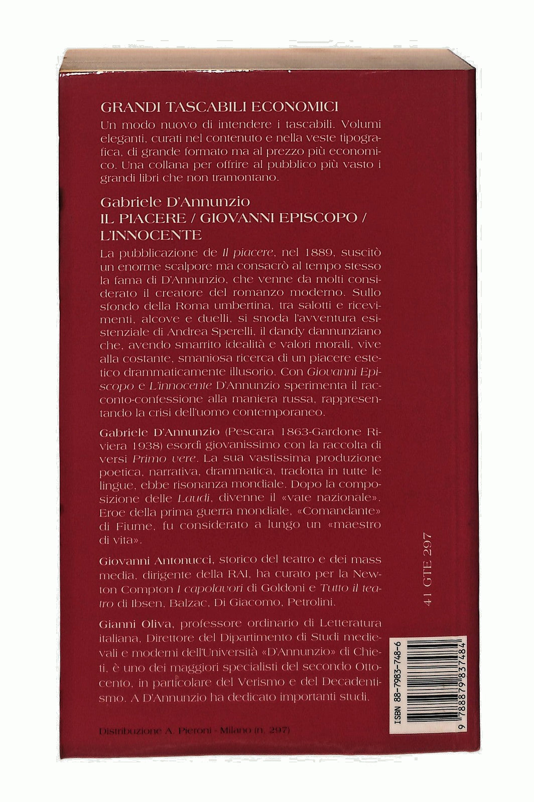EBOND Il Piacere Giovanni Episcopo L Innocente D Annunzio Newton Libro LI045807