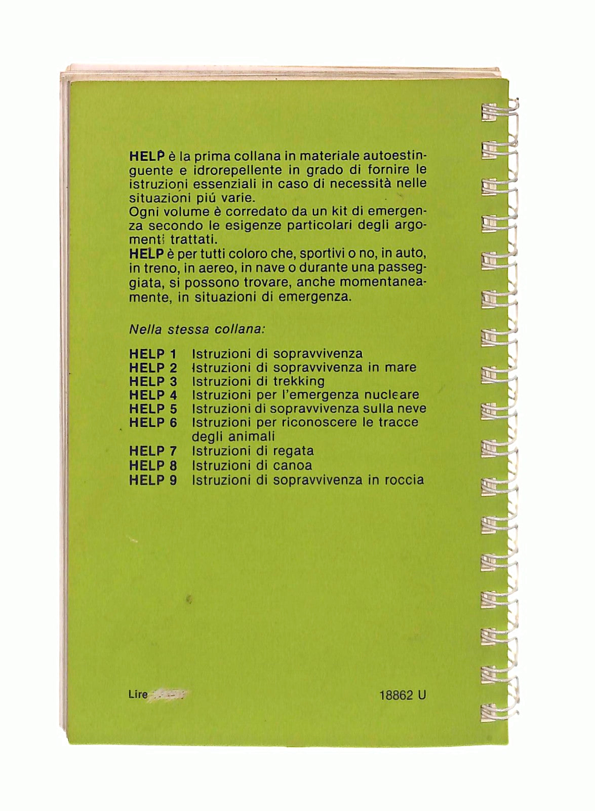 EBOND Istruzioni Di Sopravvivenza In Roccia Libretto Con Anelli Libro LI045836