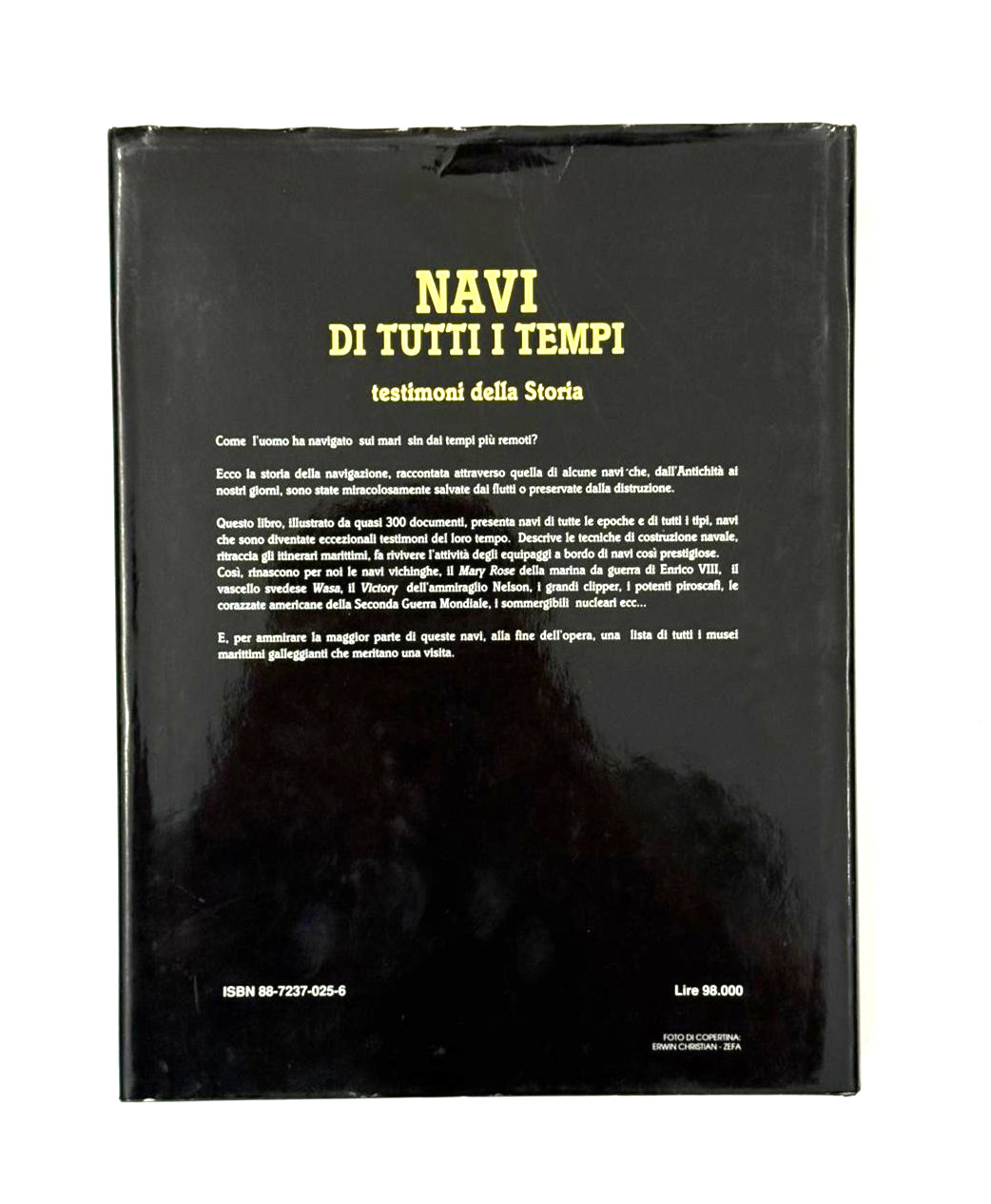 EBOND Navi Di Tutti i Tempi Bernard Crochet Edison 1991 Libro LI045855
