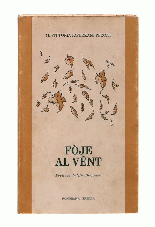 EBOND Foje Al Vent Peroni Pavoniana 1990 Libro LI045954