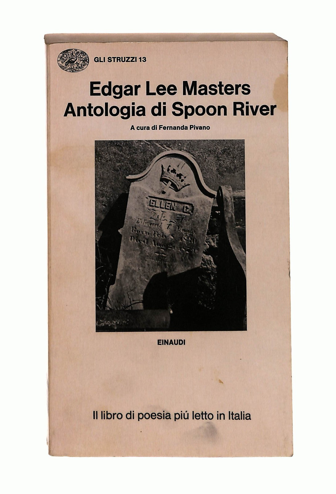 EBOND Antologia Di Spoon River Edgar Lee Masters Einaudi 1972 Libro LI046037