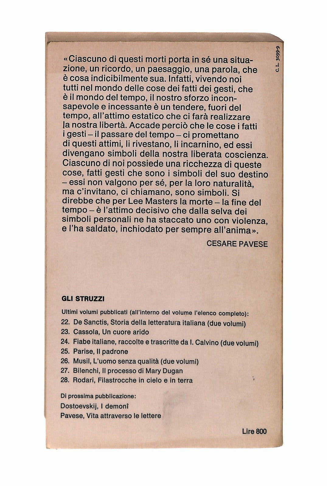 EBOND Antologia Di Spoon River Edgar Lee Masters Einaudi 1972 Libro LI046037